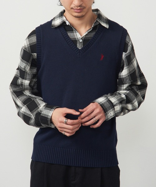 セール】【WESTERN POLO TEXAS】ニットベスト（ベスト）｜SETUP7