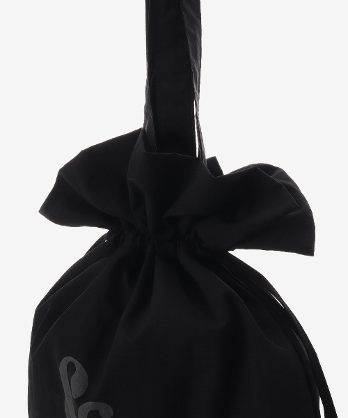 & chouette(アンドシュエット)の「巾着トートバッグ(トートバッグ・レディース・ミント/イエロー/ラベンダー/ピンク/ライトブルー/ブラック/グレー/オフホワイト・FREE)」の18枚目の写真