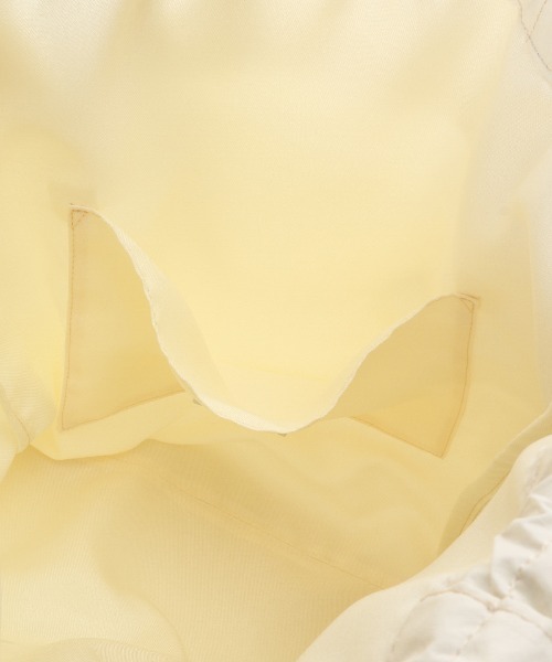 & chouette(アンドシュエット)の「巾着トートバッグ(トートバッグ・レディース・ミント/イエロー/ラベンダー/ピンク/ライトブルー/ブラック/グレー/オフホワイト・FREE)」の10枚目の写真