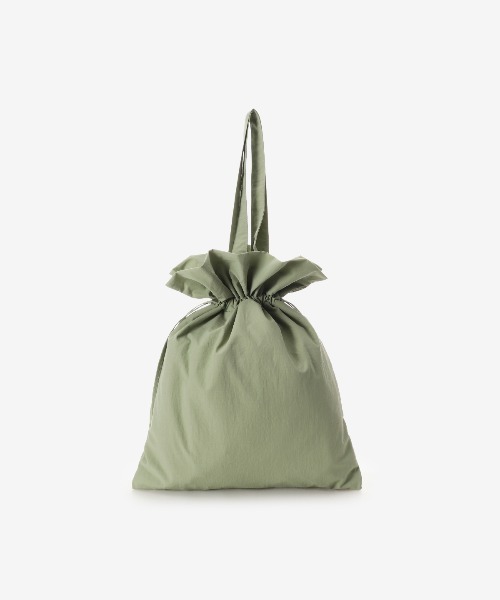 & chouette(アンドシュエット)の「巾着トートバッグ(トートバッグ・レディース・ミント/イエロー/ラベンダー/ピンク/ライトブルー/ブラック/グレー/オフホワイト・FREE)」の9枚目の写真