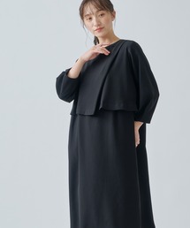 「WHYTO. / ホワイト」 LAYERED COCOON DRESS