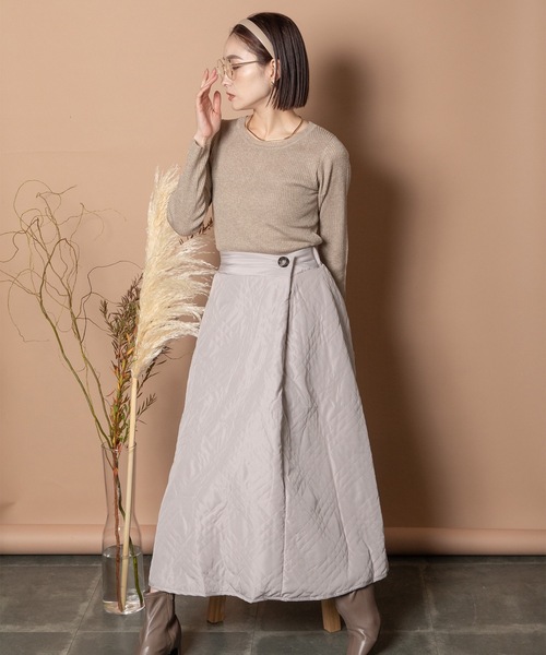 セール】撥水キルティングスカート（スカート）｜Bou Jeloud