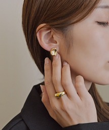 styiro（スタイロ）の「落ちないイヤリング ホローメタルクリップイヤリング（イヤリング）」