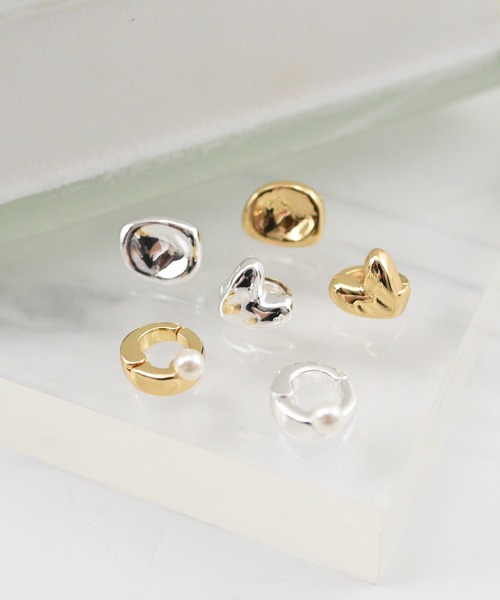 ♡ cielbleuさま ♡ クリップイヤリング mimi33】マーブルイヤリング[Sheerchic]｜SANPO ONLINE(サンポー
