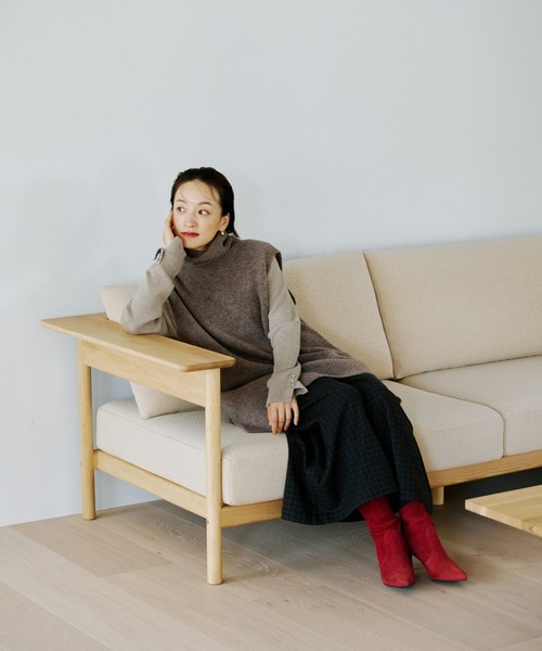 studio CLIP（スタディオクリップ）の「【マシンウォッシャブル/イージーケア】あったかTRスカーチョ[プチ・プラスサイズあり]（その他パンツ・レディース・スモーク/その他1/オリーブ/イエロー・MEDIUM/LARGE/X-LARGE/XX-LARGE/XXX-LARGE/PF）」の5枚目の写真