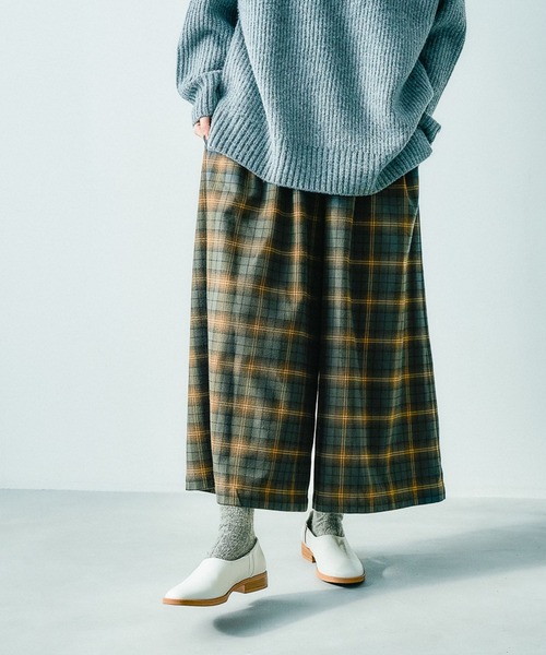 studio CLIP（スタディオクリップ）の「【マシンウォッシャブル/イージーケア】あったかTRスカーチョ[プチ・プラスサイズあり]（その他パンツ・レディース・スモーク/その他1/オリーブ/イエロー・MEDIUM/LARGE/X-LARGE/XX-LARGE/XXX-LARGE/PF）」の8枚目の写真