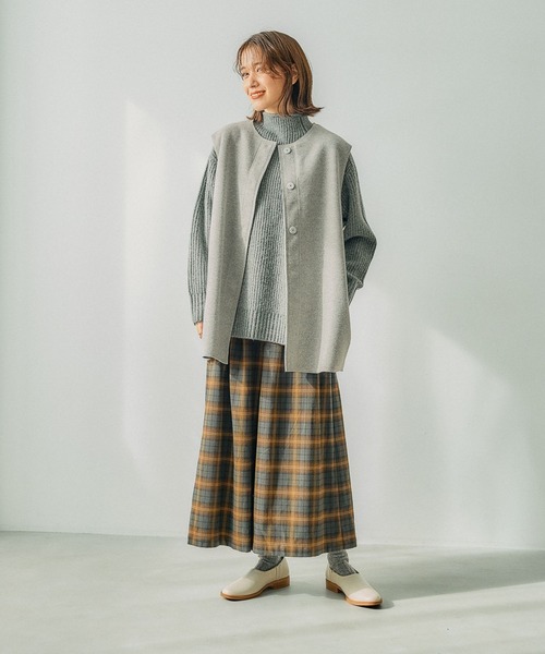 studio CLIP（スタディオクリップ）の「【マシンウォッシャブル/イージーケア】あったかTRスカーチョ[プチ・プラスサイズあり]（その他パンツ・レディース・スモーク/その他1/オリーブ/イエロー・MEDIUM/LARGE/X-LARGE/XX-LARGE/XXX-LARGE/PF）」の13枚目の写真