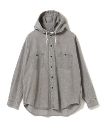 BEAMS | シャンブレー フードシャツ(シャツ/ブラウス)