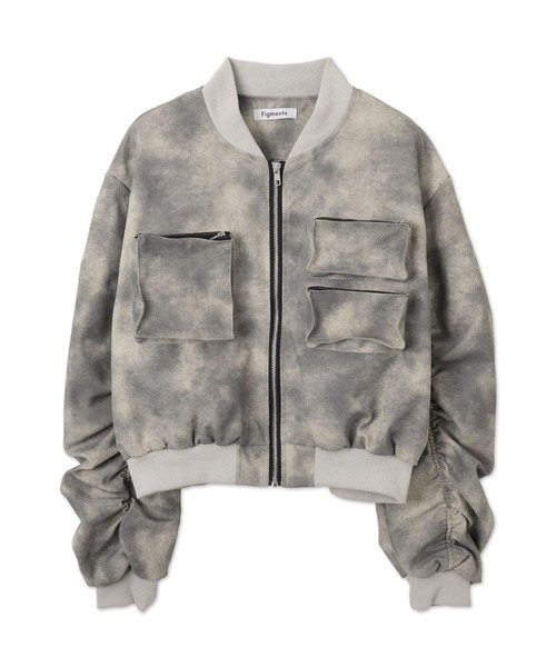 Figments（フィグメンツ）の「ダーティーマルチポケットブルゾン（ブルゾン・レディース・ピンク/オフホワイト・FREE）」の13枚目の写真