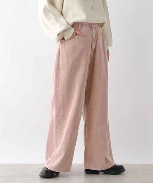 LEPSIM（レプシィム）の「カラーワイドコーデュロイパンツ　241948（その他パンツ・レディース・オフホワイト/ピンク・FREE）」の11枚目の写真