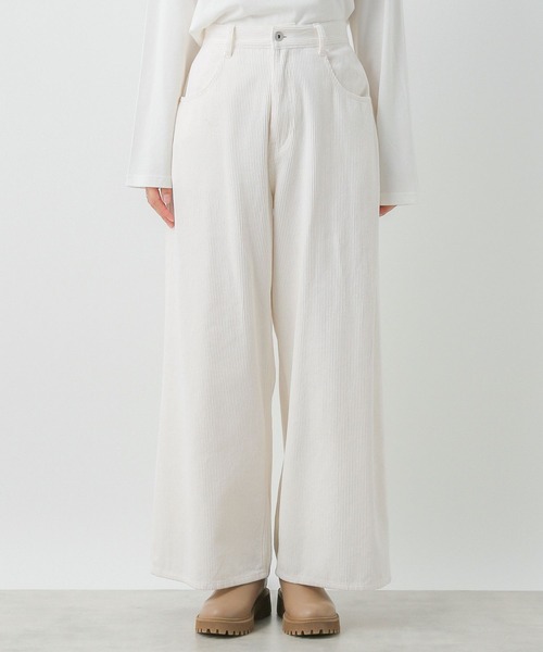 LEPSIM（レプシィム）の「カラーワイドコーデュロイパンツ　241948（その他パンツ・レディース・オフホワイト/ピンク・FREE）」の15枚目の写真