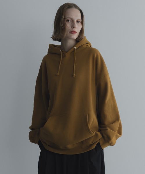 remer（リメール）の「loose basic oversize hoodie / ルーズベーシックオーバーサイズパーカー（パーカー・メンズ・グレー/ブラック/テラコッタ/ブルー/チャコールグレー/ダークグリーン/オレンジ・SMALL/X-SMALL/LARGE/MEDIUM）」の7枚目の写真