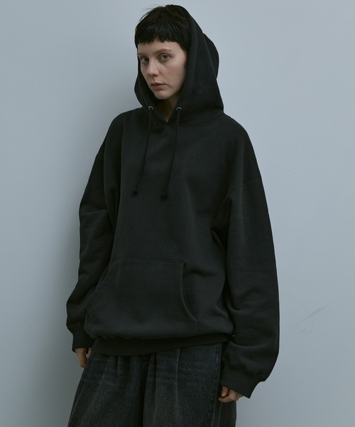 remer（リメール）の「loose basic oversize hoodie / ルーズベーシックオーバーサイズパーカー（パーカー・メンズ・グレー/ブラック/テラコッタ/ブルー/チャコールグレー/ダークグリーン/オレンジ・SMALL/X-SMALL/LARGE/MEDIUM）」の18枚目の写真