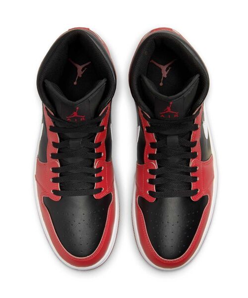 ミ*イ様 ナイキ　エアジョーダン1 MID 26cm 希少カラー　ブラック　レッ エア ジョーダン 1 NIKE AIR JORDAN MID DQ8426 071 メンズ