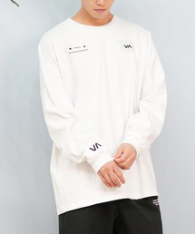 RVCA | RVCA/ルーカ ロンTee/長袖Tシャツ バックプリント オーバーサイズ ユニセックス BF041-151(Tシャツ/カットソー)