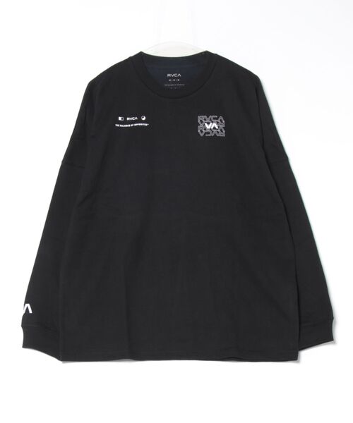 RVCA（ルーカ）の「RVCA/ルーカ ロンTee/長袖Tシャツ バックプリント オーバーサイズ ユニセックス BF041-151（Tシャツ/カットソー・メンズ・ホワイト/ブラック・L/M/S）」の18枚目の写真