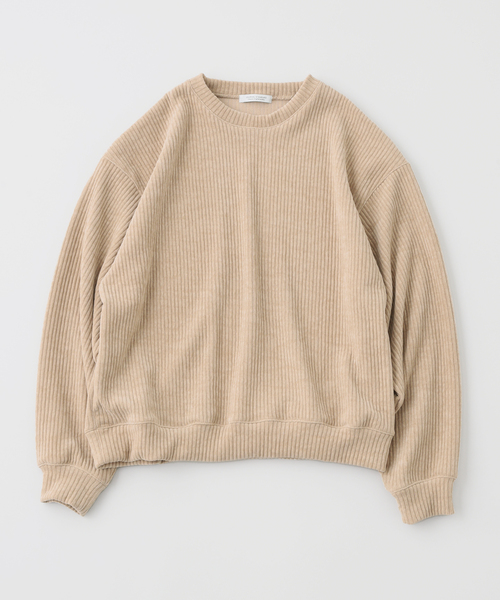 JOURNAL STANDARD(ジャーナルスタンダード)の「モールニット クルーネック(Tシャツ/カットソー・メンズ・レンガ/ベージュ系その他/ライトブルー/チャコールグレー・MEDIUM/LARGE)」の3枚目の写真