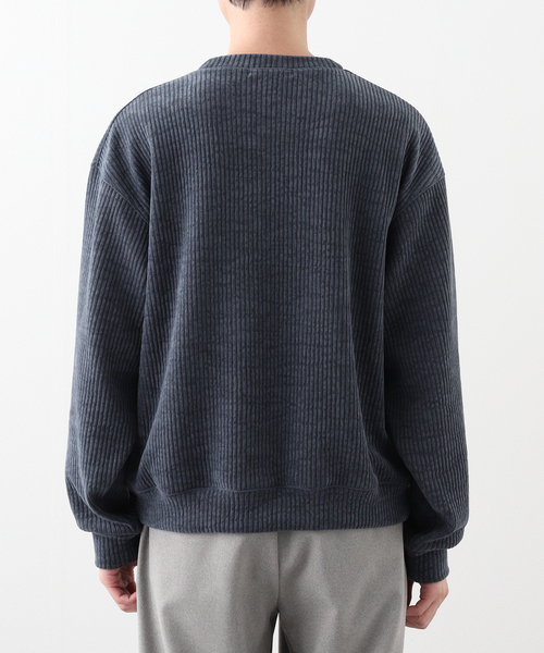 JOURNAL STANDARD(ジャーナルスタンダード)の「モールニット クルーネック(Tシャツ/カットソー・メンズ・レンガ/ベージュ系その他/ライトブルー/チャコールグレー・MEDIUM/LARGE)」の8枚目の写真