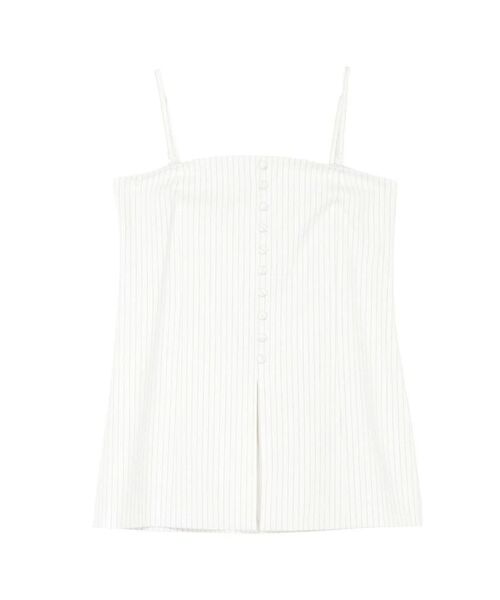 OUNNOUN(オウンノウン)の「【OUNNOUN】ロングビスチェトップス(シャツ/ブラウス・レディース・チャコールグレー/オフホワイト/ベージュ・FREE)」の2枚目の写真