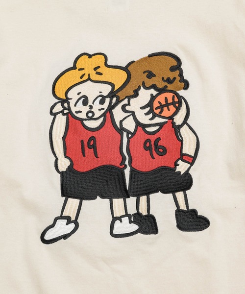 kaoyorinakami(カオヨリナカミ)の「basketboy long tee / バスケットボーイロンT(Tシャツ/カットソー・メンズ・ホワイト/ブラック・X-LARGE/LARGE/MEDIUM/SMALL)」の18枚目の写真