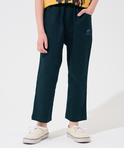 KRIFF MAYER Kid's Collection（クリフメイヤーキッズコレクション）の「綿ストレッチ マイニチ ゆったり8分丈クロップド（チノパンツ・キッズ・カーキ/キャメル/ブラック/ベージュ/ネイビー・130/120/170/160/150/140）」の4枚目の写真