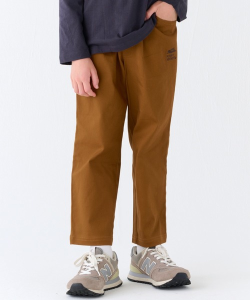 KRIFF MAYER Kid's Collection（クリフメイヤーキッズコレクション）の「綿ストレッチ マイニチ ゆったり8分丈クロップド（チノパンツ・キッズ・カーキ/キャメル/ブラック/ベージュ/ネイビー・130/120/170/160/150/140）」の5枚目の写真