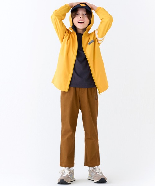 KRIFF MAYER Kid's Collection（クリフメイヤーキッズコレクション）の「綿ストレッチ マイニチ ゆったり8分丈クロップド（チノパンツ・キッズ・カーキ/キャメル/ブラック/ベージュ/ネイビー・130/120/170/160/150/140）」の15枚目の写真