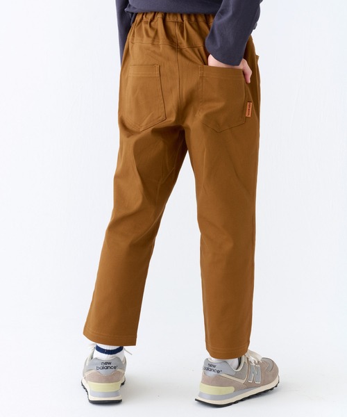 KRIFF MAYER Kid's Collection（クリフメイヤーキッズコレクション）の「綿ストレッチ マイニチ ゆったり8分丈クロップド（チノパンツ・キッズ・カーキ/キャメル/ブラック/ベージュ/ネイビー・130/120/170/160/150/140）」の16枚目の写真
