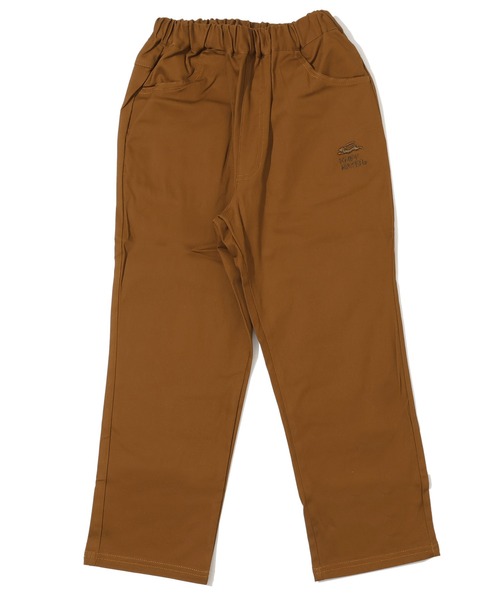 KRIFF MAYER Kid's Collection（クリフメイヤーキッズコレクション）の「綿ストレッチ マイニチ ゆったり8分丈クロップド（チノパンツ・キッズ・カーキ/キャメル/ブラック/ベージュ/ネイビー・130/120/170/160/150/140）」の6枚目の写真