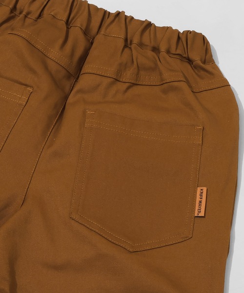 KRIFF MAYER Kid's Collection（クリフメイヤーキッズコレクション）の「綿ストレッチ マイニチ ゆったり8分丈クロップド（チノパンツ・キッズ・カーキ/キャメル/ブラック/ベージュ/ネイビー・130/120/170/160/150/140）」の13枚目の写真