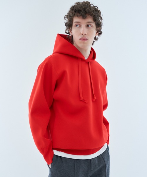 ESTNATION(エストネーション)の「ESTNATION / ECOポリミラノリブフーディー(パーカー・メンズ・ホワイト/グレイッシュブルー/ブラック/レッド/ライトグレー・MEDIUM/LARGE/X-LARGE/SMALL)」の22枚目の写真