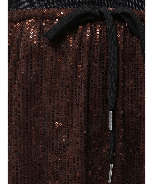 CALNAMUR（カルナムール）の「SPANGLE DRAWSTRINGS SK/スパンコールドロストスカート（スカート・レディース・ブラウン/オレンジ/アイボリー・FREE）」の21枚目の写真