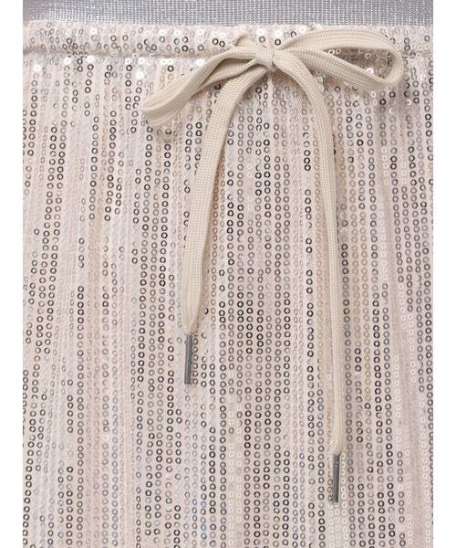 CALNAMUR（カルナムール）の「SPANGLE DRAWSTRINGS SK/スパンコールドロストスカート（スカート・レディース・ブラウン/オレンジ/アイボリー・FREE）」の22枚目の写真