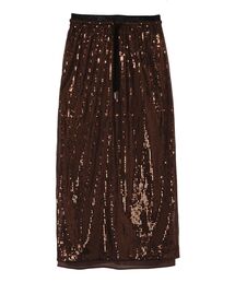 SPANGLE DRAWSTRINGS SK/スパンコールドロストスカート