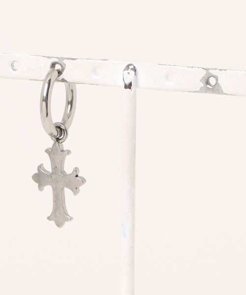 VIBGYOR（ヴィブジョー）の「【1004ST】VIP クロス ピアス (MA)（ピアス（両耳用）・レディース・シルバー/ゴールド・FREE）」の3枚目の写真