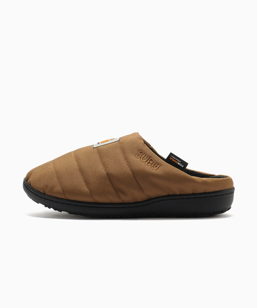 SUBU(スブ)の「SUBU / スブ FOR CARHARTT WIP CORDURA SLIPPERS(その他シューズ・メンズ・ブラウン・3/2/1)」の1枚目の写真
