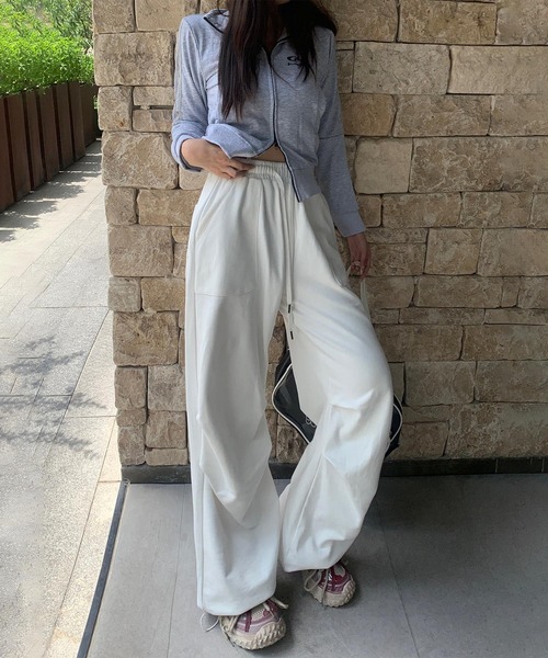 高級感たっぷり★リラックスフィットワイドパンツ/追跡有 セール】リラックスフィットワイドパンツ（その他パンツ