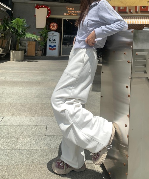 高級感たっぷり★リラックスフィットワイドパンツ/追跡有 セール】リラックスフィットワイドパンツ（その他パンツ