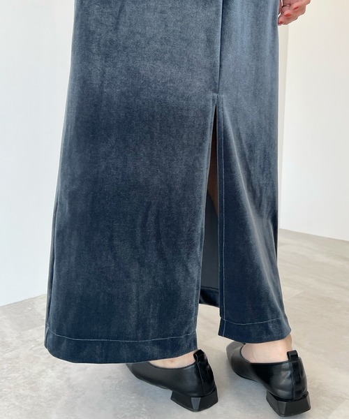 Futier land（フューティアランド）の「ベロアキャミワンピース（ワンピース・レディース・ブラック/ブラウン/グレー・LARGE/MEDIUM）」の20枚目の写真