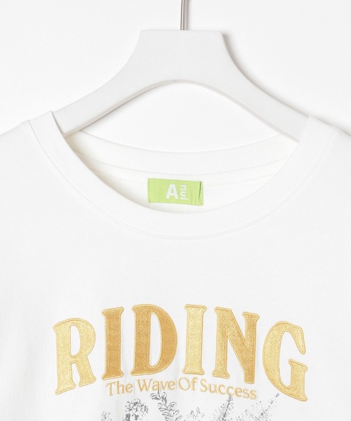 Anui（アニュイ）の「【UNISEX】フラワーロックロンＴ（Tシャツ/カットソー・レディース・オフホワイト/ライトイエロー・MEDIUM）」の12枚目の写真