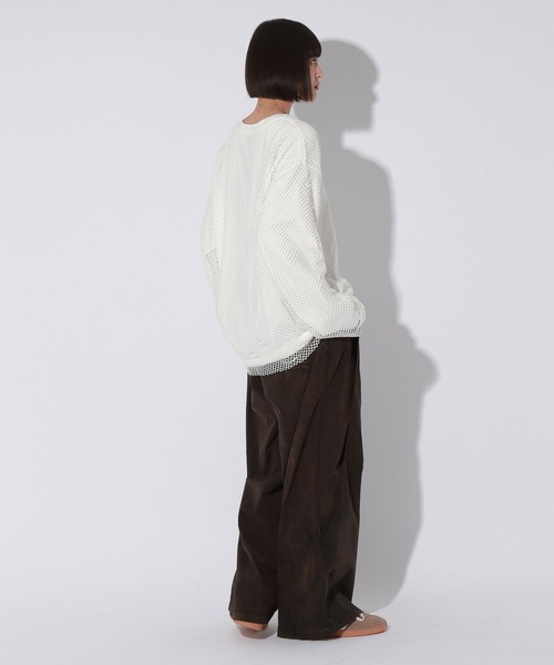 Anui（アニュイ）の「【UNISEX】フラワーロックロンＴ（Tシャツ/カットソー・レディース・オフホワイト/ライトイエロー・MEDIUM）」の16枚目の写真