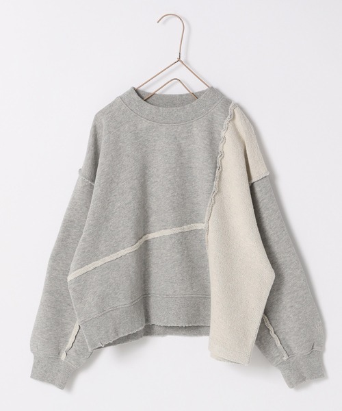 LOWRYS FARM（ローリーズファーム）の「リメイクウラケプルオーバー　305284（スウェット・キッズ・グレー/アイボリー/ブラック・110cm/120cm/130cm/140cm/150cm）」の14枚目の写真