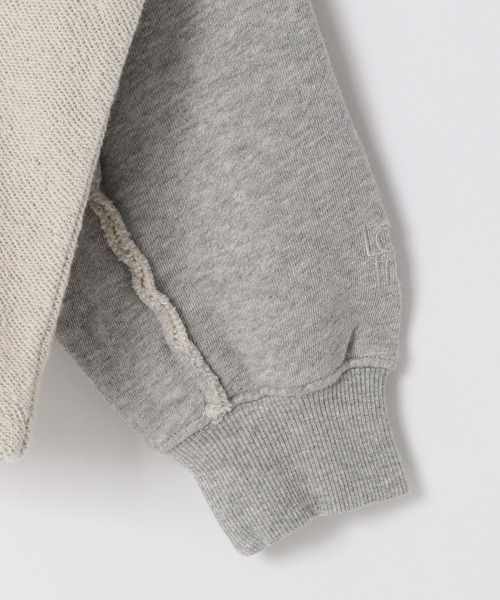 LOWRYS FARM（ローリーズファーム）の「リメイクウラケプルオーバー　305284（スウェット・キッズ・グレー/アイボリー/ブラック・110cm/120cm/130cm/140cm/150cm）」の16枚目の写真