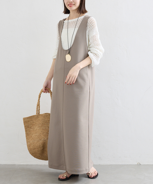 SLOBE IENA（スローブイエナ）の「Uネックジャンパースカート