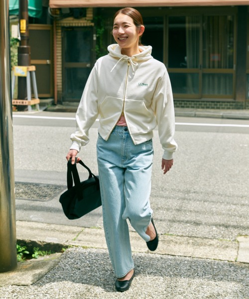 L.L.Bean(エルエルビーン)の「【JAPAN EDITION】ポーテージ・フルジップ・パーカー(パーカー・メンズ・ライトグレー/ブラック系/ネイビー・SMALL/MEDIUM/LARGE/X-LARGE)」の9枚目の写真