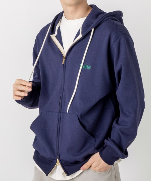 L.L.Bean(エルエルビーン)の「【JAPAN EDITION】ポーテージ・フルジップ・パーカー(パーカー・メンズ・ライトグレー/ブラック系/ネイビー・SMALL/MEDIUM/LARGE/X-LARGE)」の4枚目の写真