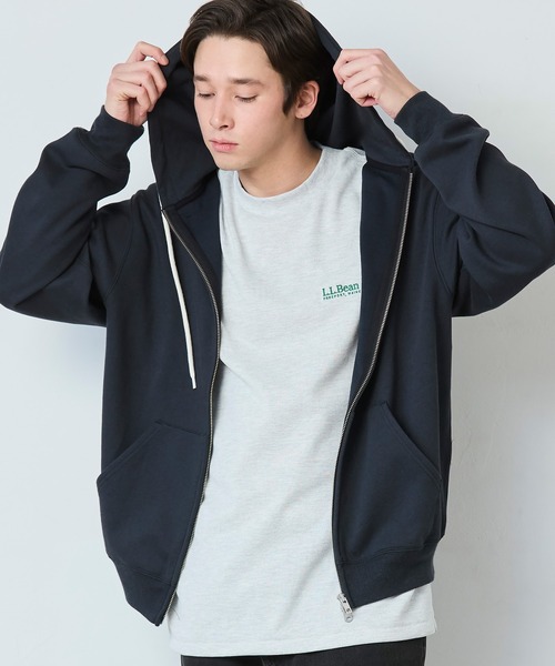 L.L.Bean(エルエルビーン)の「【JAPAN EDITION】ポーテージ・フルジップ・パーカー(パーカー・メンズ・ライトグレー/ブラック系/ネイビー・SMALL/MEDIUM/LARGE/X-LARGE)」の20枚目の写真