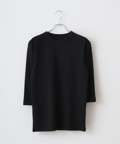JEMORGAN（ジェーイーモーガン）の「【JEMORGAN / ジェーイーモーガン】ストレッチテレコ7分袖Tシャツ / リブカットソー / ベーシックインナー（Tシャツ/カットソー・メンズ・杢グレー/ホワイト/ブラック/ブラウン・XL/L/M）」の20枚目の写真