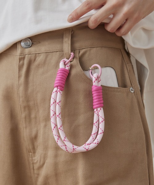 Unblend】配色ドローコード スマホ ハンドストラップ（スマホグッズ