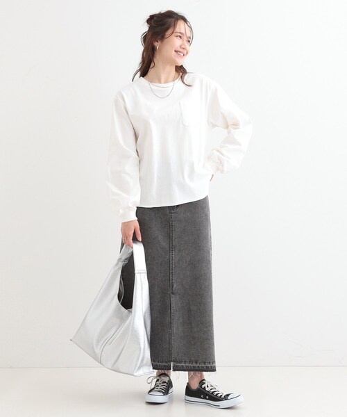 SHOO・LA・RUE（シューラルー）の「トライアングルトートバッグ（トートバッグ・レディース・ブロンズ/ブラック/シルバー・00）」の4枚目の写真